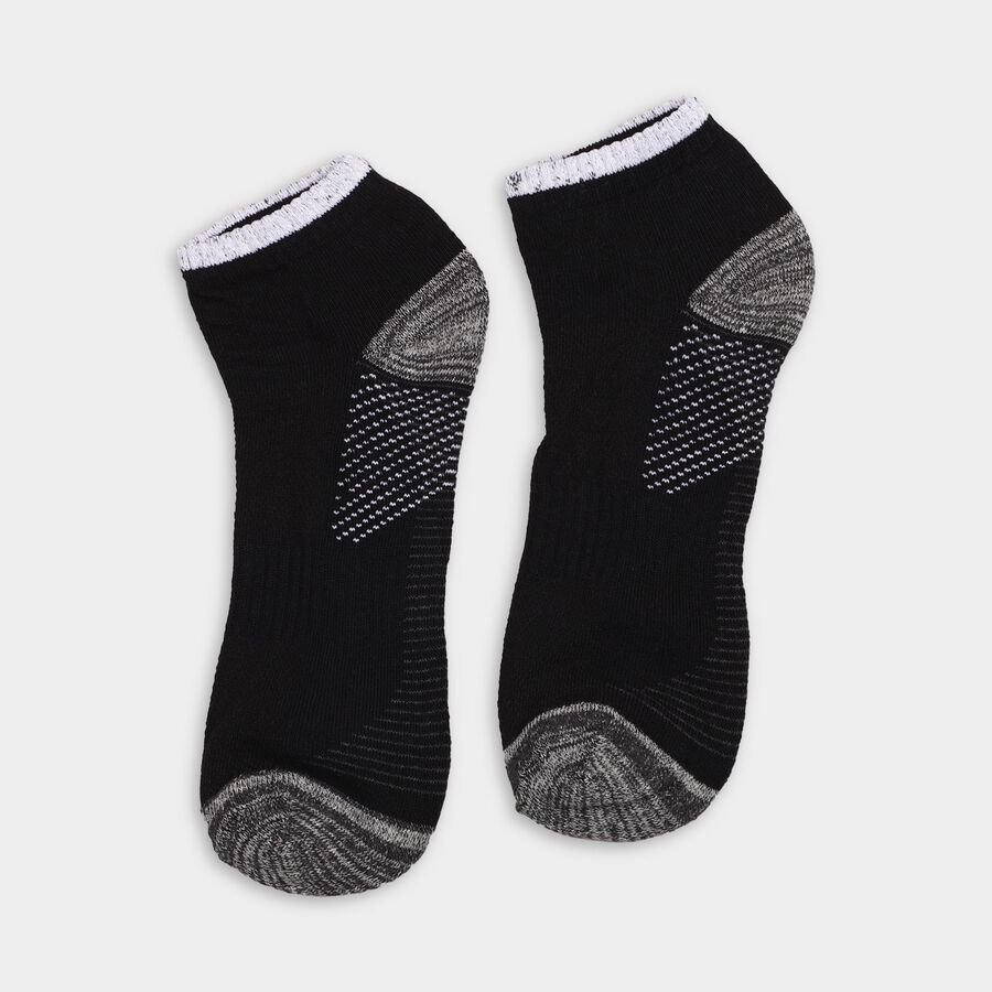 Men's Socks (Pack of 3), Melange Light Grey, large