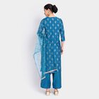 Ladies' Ethnic Set, टील ब्लू, small image number null