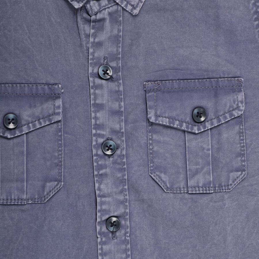 Boy's 100% Cotton Casual Shirt, Light Blue, large image number null