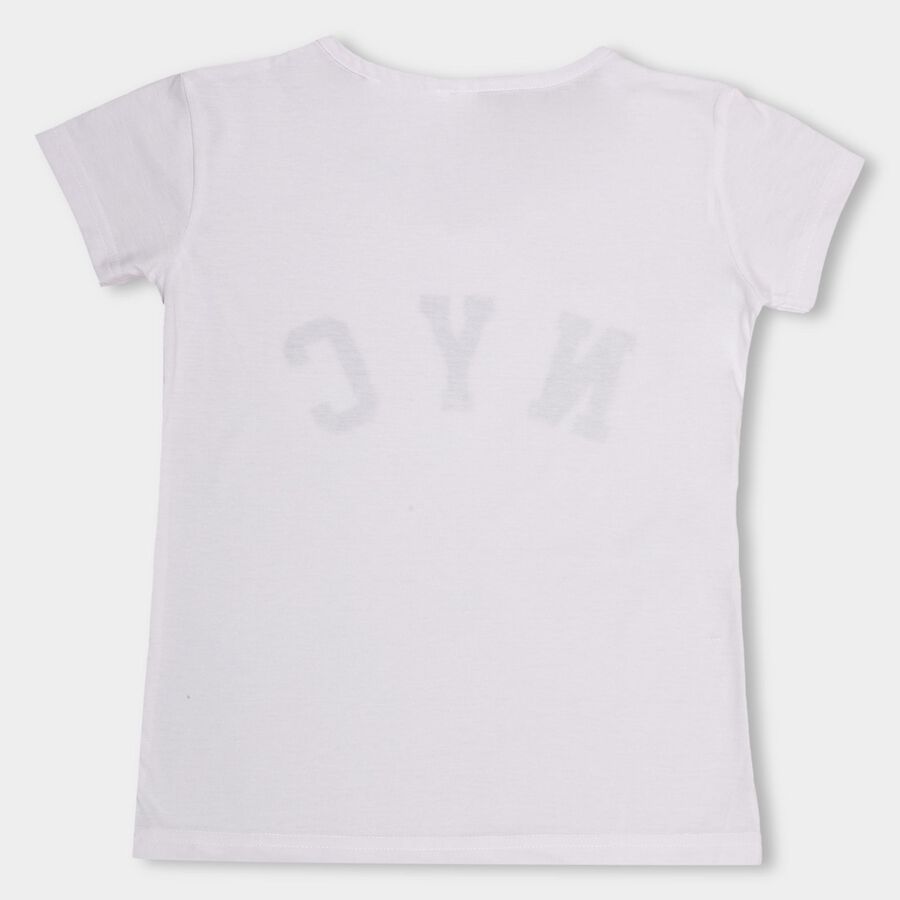 Girls' T-Shirt, White, large image number null