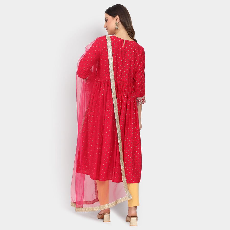 Ladies' Ethnic Set , रानी (फ्यूशिया), large image number null