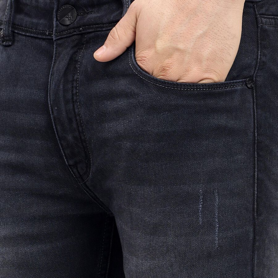 Men's Skinny Jeans , Dark Grey, large image number null