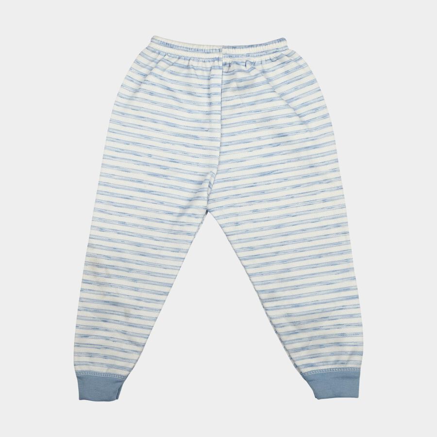 Infants' Light Blue Jogger Striped Pyjama, हल्का नीला, large