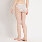 Cotton Printed Panty, Off White, small image number null