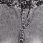 Boys' Faded Grey Cargo Fit Jeans, हल्का ग्रे, small image number null