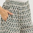 Women's Off-White Regular Fit Printed Palazzos, ऑफ व्हाइट, small image number null