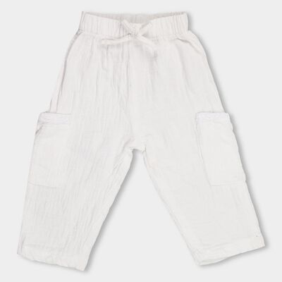 Infants' 100% Cotton Elasticated Cotton Trouser 