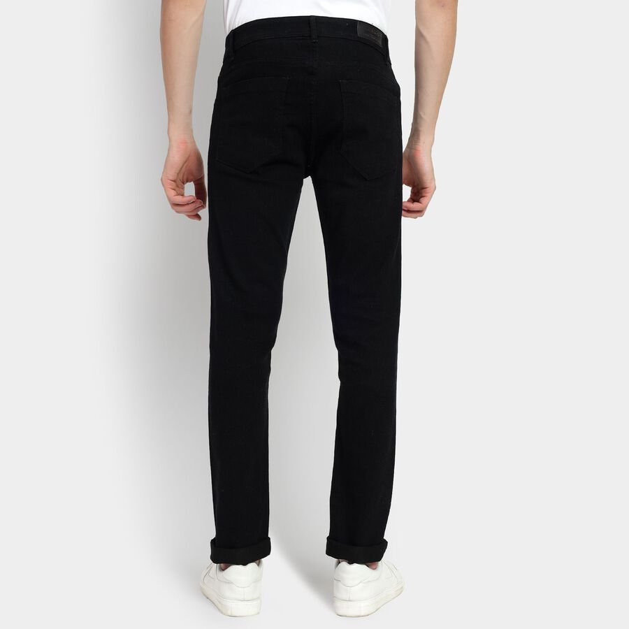 Men's Skinny Jeans, Black, large image number null