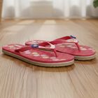 Women's Pink Flip-Flops Slippers, गुलाबी, small