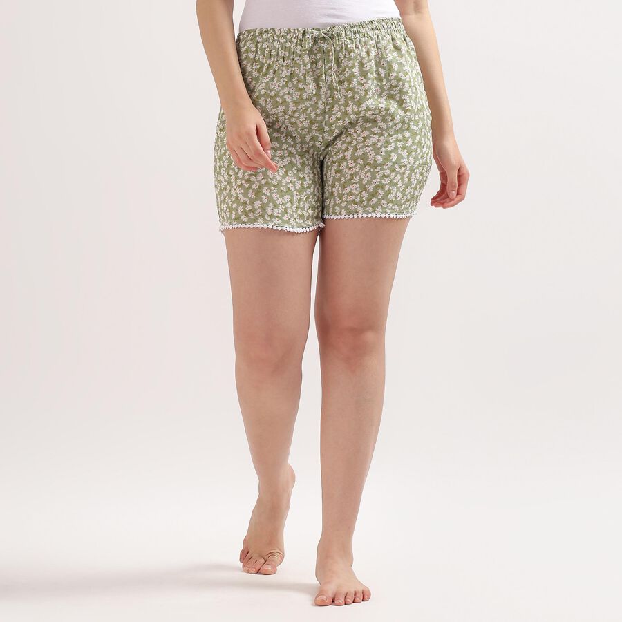 Ladies' Shorts, हल्का हरा, large image number null