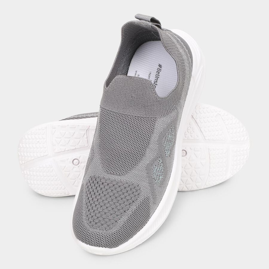 Ladies' Slip-On Shoes, ग्रे, large image number null