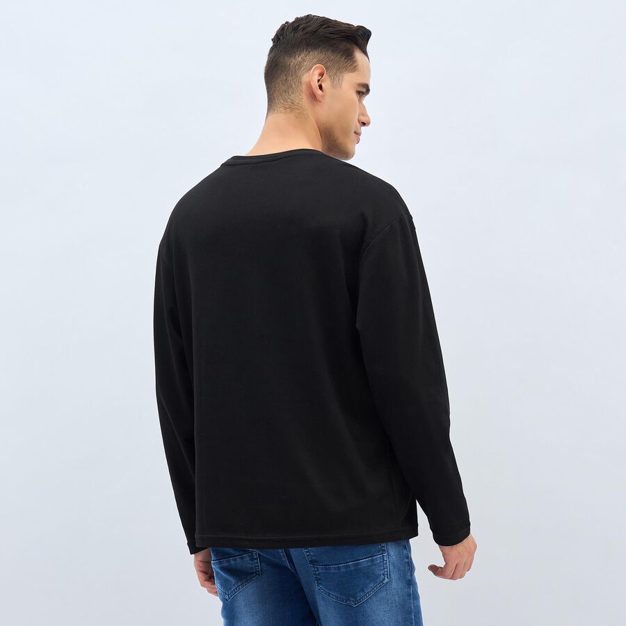 Men's T-Shirt, काला, large image number null