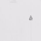 Boys Bright Snow White Round Neck Casual Half Sleeve T-Shirt, White, small image number null