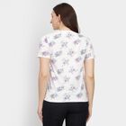 Ladies' Round Neck T-Shirt, गुलाबी, small image number null