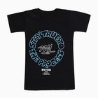 Boys' Half Sleeves T-Shirt, Black, small