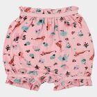Girls Pink Regular Fit Printed Bloomer, हल्का गुलाबी, small