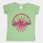 Girls' T-Shirt, हल्का हरा, small image number null