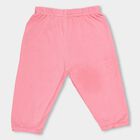 Infants' Soft Pink Floral Printed Cotton Pyjama, Pink, small image number null