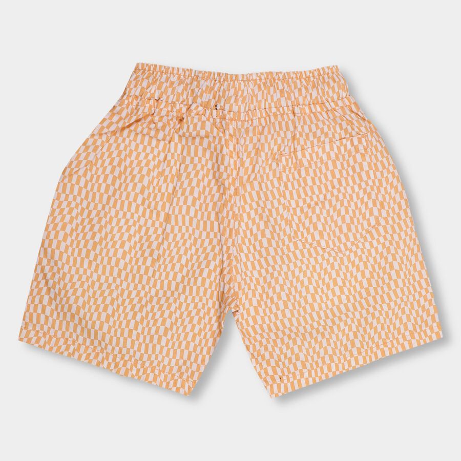 Boys' 100% Cotton Bermudas, Orange, large image number null