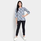 Printed Kurti, Mid Blue, small image number null