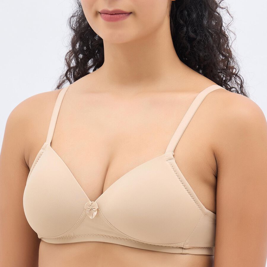 Ladies' Basic Bra , Beige, large image number null