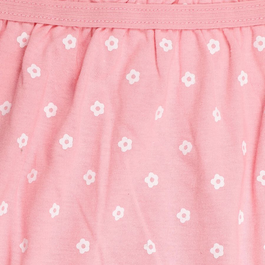 Girls' 100% Cotton Basic Bloomer , गुलाबी, large image number null
