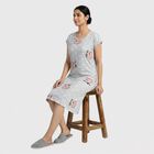 Women's Light Blue Minimalist Nighty, हल्का नीला, small