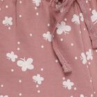 Girls' Dusty Rose Butterfly Printed Pyjama, हल्का गुलाबी, small image number null