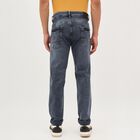 Men's Stonewashed Blue Slim Fit Jeans, Dark Blue, small image number null
