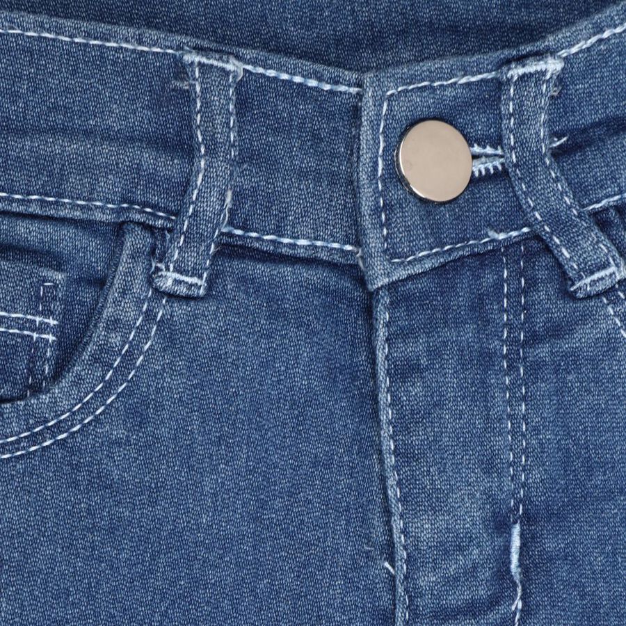 Girls' Jeans, Mid Blue, large image number null