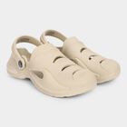 Men's Light Beige EVA Open-Toe Casual Slippers, Beige, small