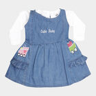 Infants Cut & Sew Frock, White, small image number null
