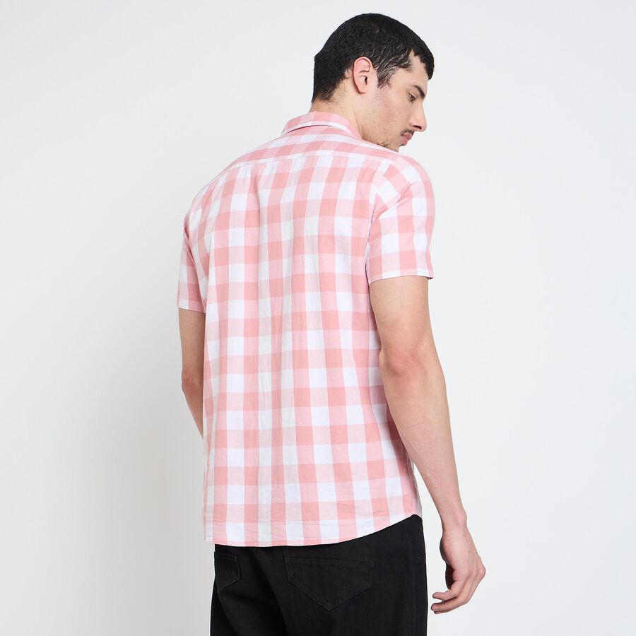 Men's 100% Cotton Casual Shirt , Pink, large image number null