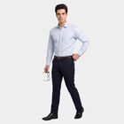 Men Light Blue Regular Collar Formal Shirt, हल्का नीला, small
