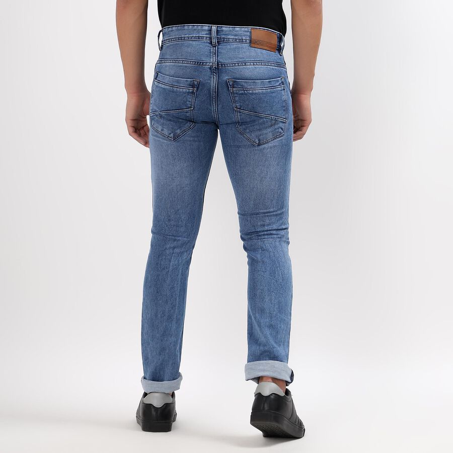 Men's Skinny Jeans, Mid Blue, large image number null