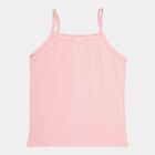 Girls Spaghetti Vest, Pink, small image number null