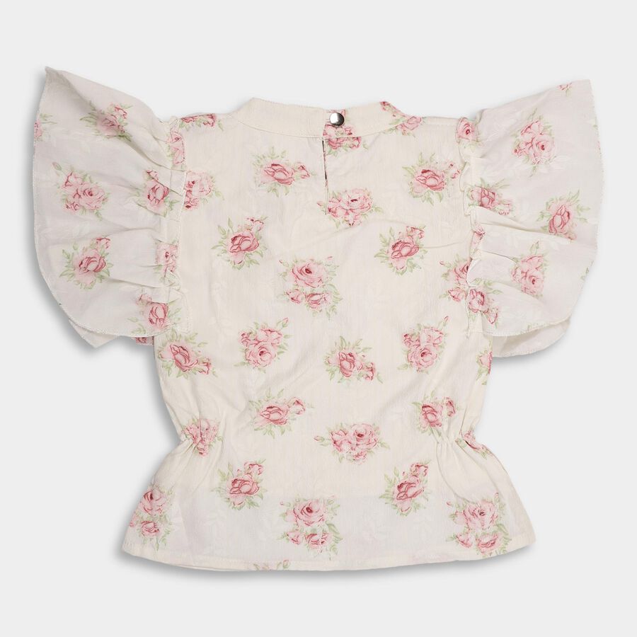 Girls' T-Shirt, Off White, large