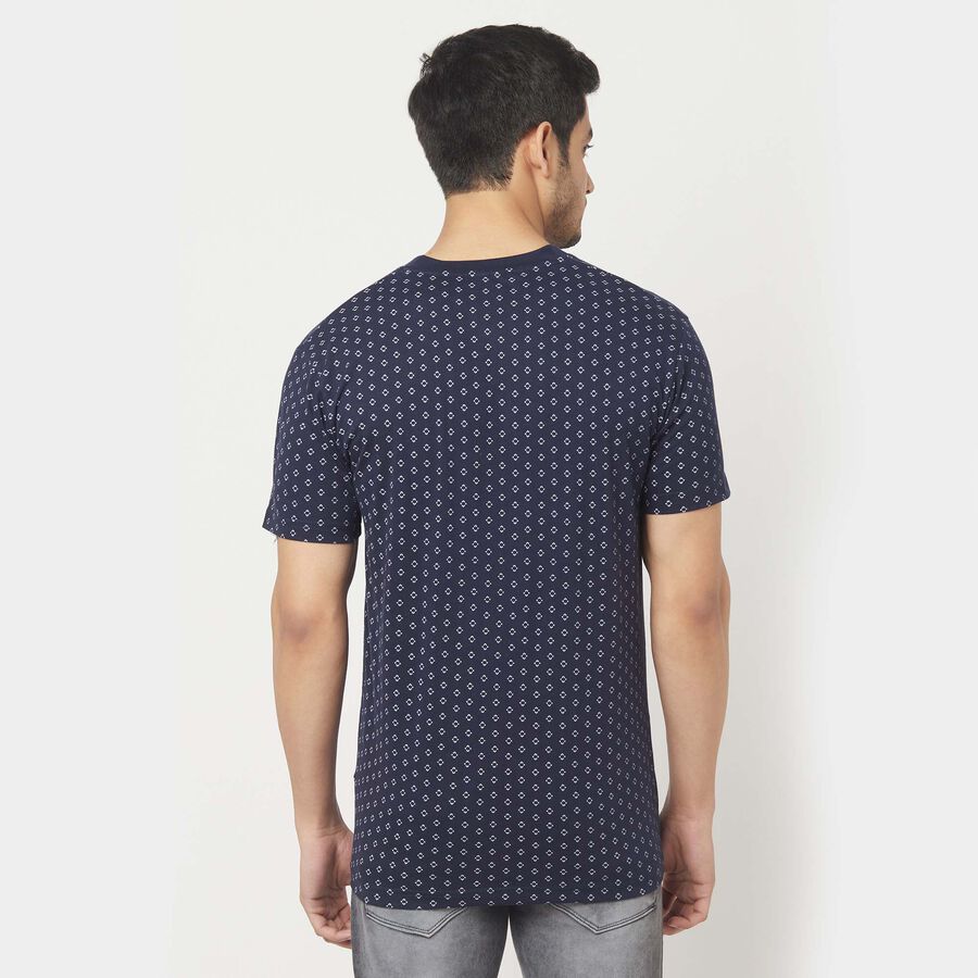 Henley T-Shirt, Navy Blue, large image number null