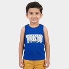 Boys' T-Shirt, रॉयल ब्लू, small