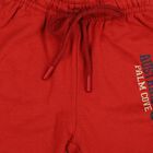 Boys Rust Regular Fit Solid Pyjama, रस्ट, small