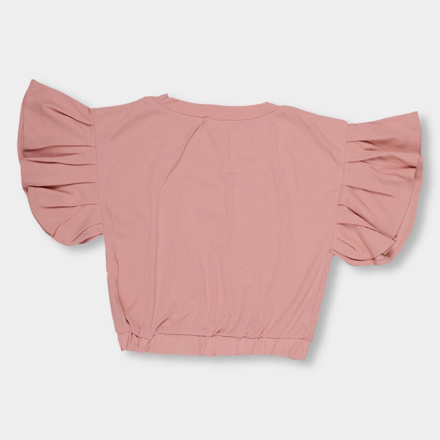 Girls' T-Shirt , पीच, large image number null