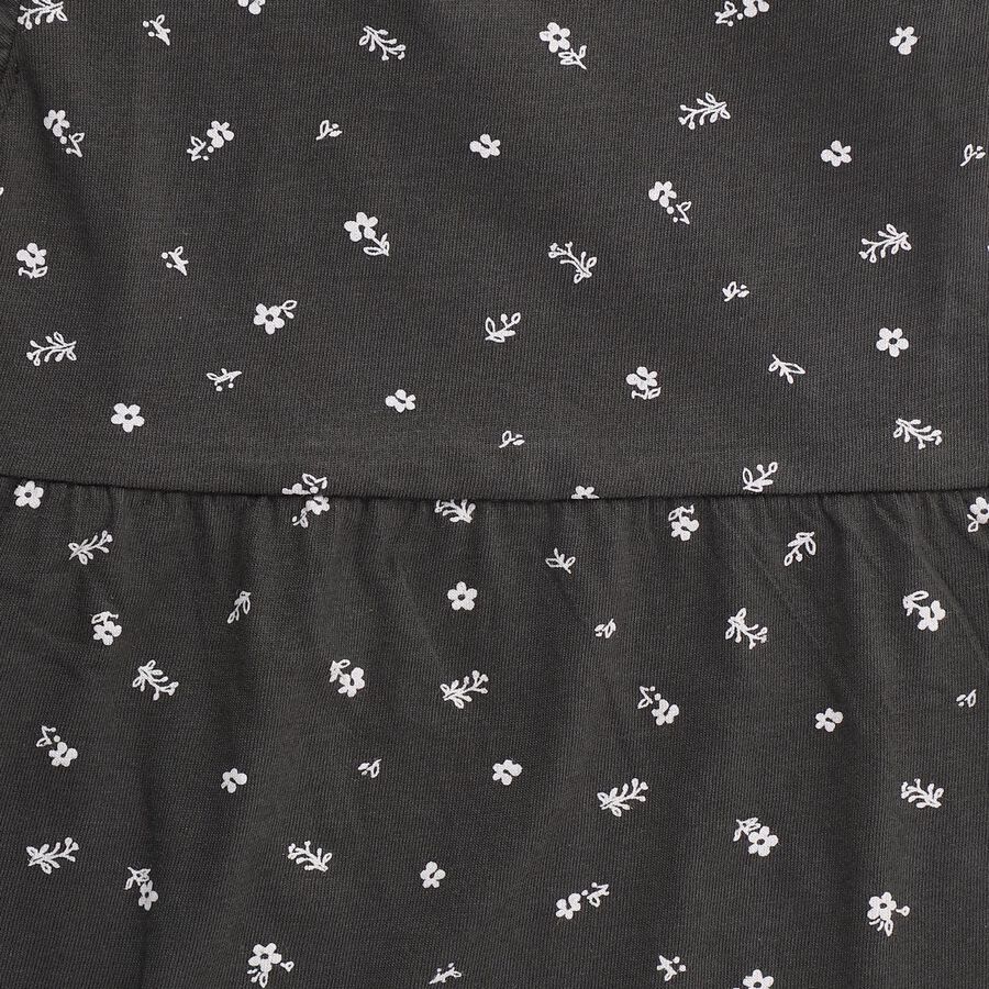 Infants' Frock, गहरा ग्रे, large