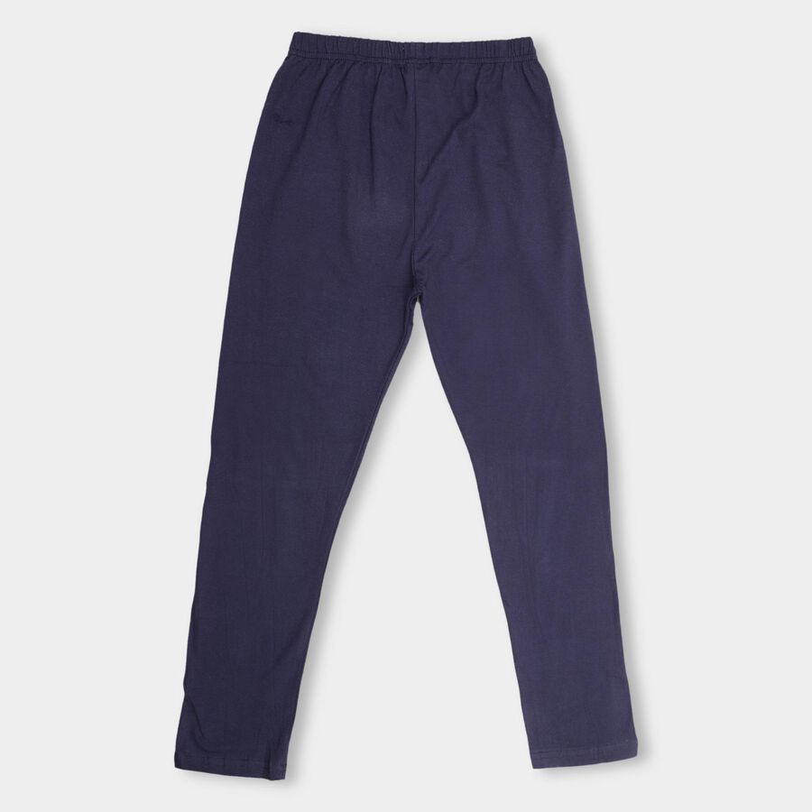 Girls' Legging , Navy Blue, large