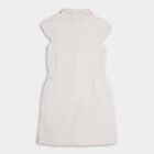 Girls' Frock , ऑफ व्हाइट, small