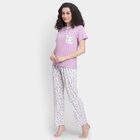 Ladies' Night Suit , Lilac, small image number null