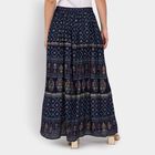 Ladies' Lehenga Skirt, Navy Blue, small image number null