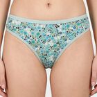 Women's Mint Green Printed Panty, Light Green, small