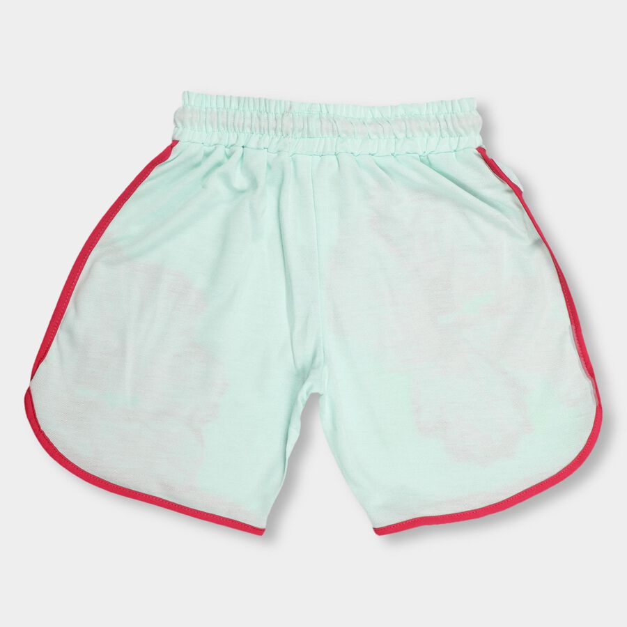 Girls' Pull Ups Shorts , एक्वा, large image number null
