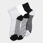 Men's Socks (Pack of 3), मिश्रित हल्का ग्रे, small image number null