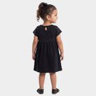 Infants' Navy Cotton Casual Frock, Navy Blue, small